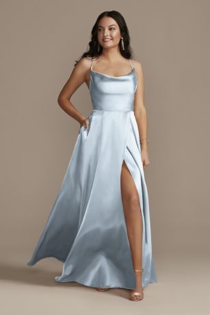 Soft & Flowy Galina Signature Long Bridesmaid Dress